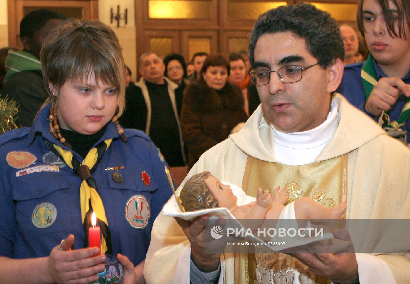 Католики празднуют Рождество Христово