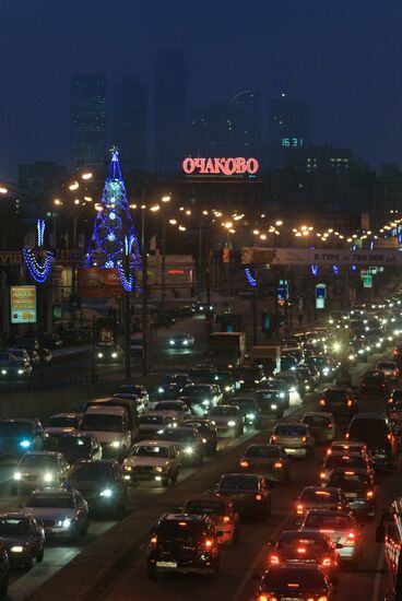 Предновогодняя Москва