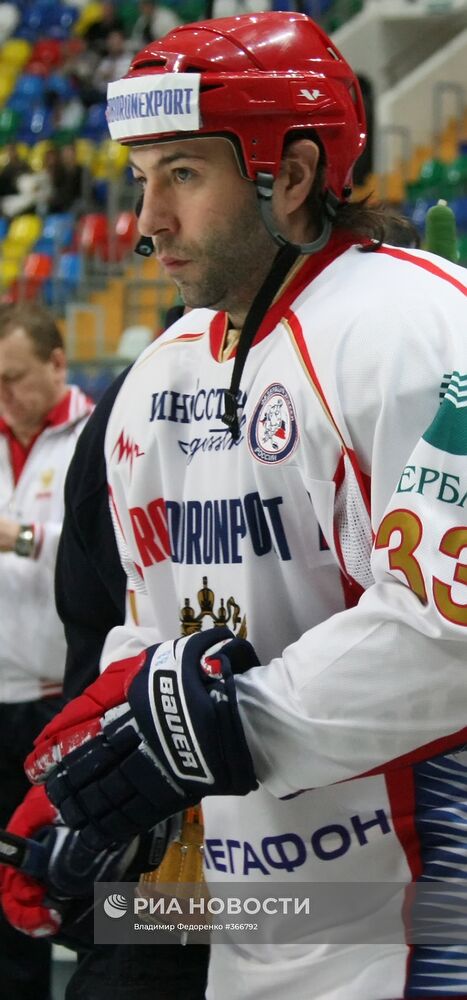 Нападающий сборной России по хоккею Максим Сушинский