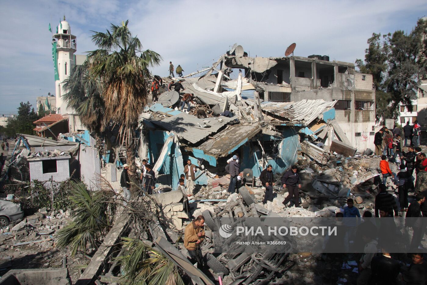 В секторе Газа во время авиаударов израильских ВВС