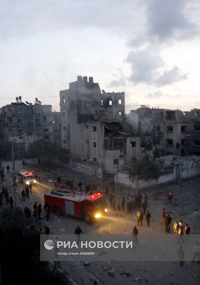В секторе Газа во время авиаударов израильских ВВС