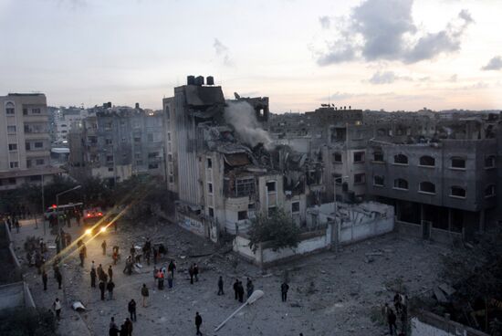 В секторе Газа во время авиаударов израильских ВВС