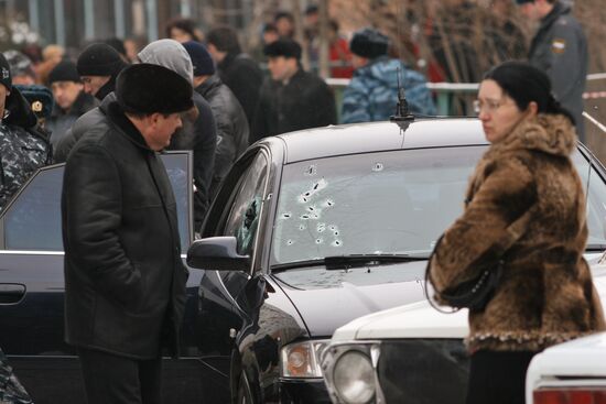 Во Владикавказе убит бывший мэр города Казбек Пагиев