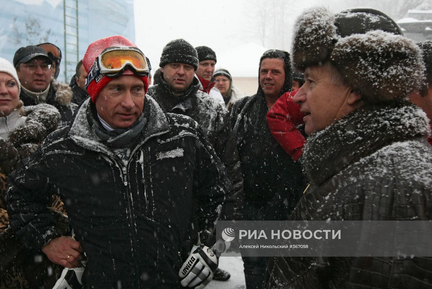 Премьер-министр РФ В. Путин посетил Сочи