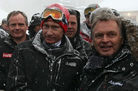 Премьер-министр РФ В. Путин посетил Сочи