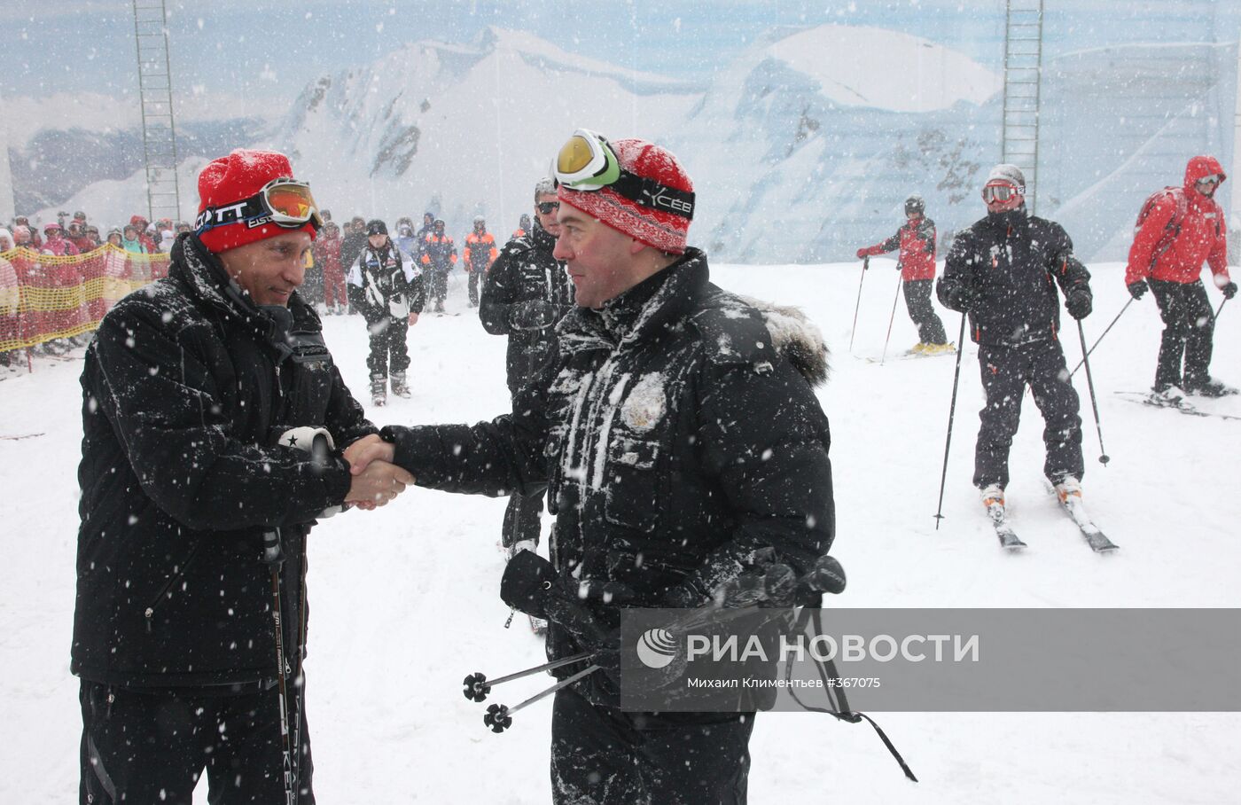 Президент и премьер-министр РФ посетили Сочи