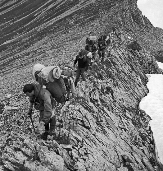 Альпинисты в горах Восточного Кавказа