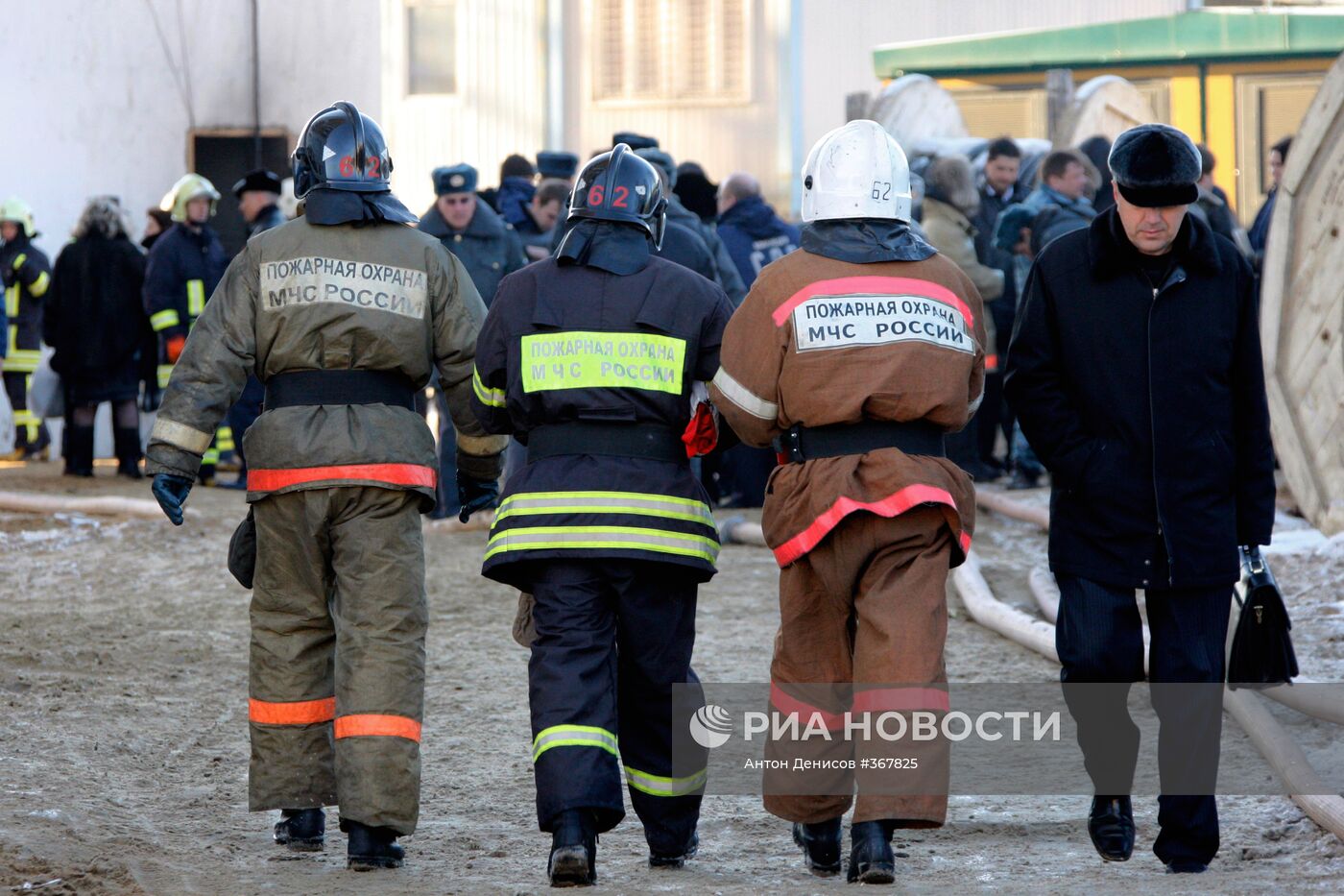 Пожар в строящихся подземных гаражах на юго-востоке Москвы