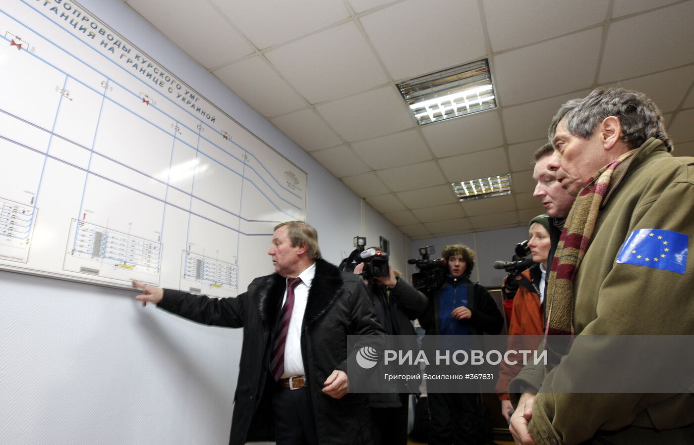 Международные эксперты-наблюдатели на ГИС "Суджа"