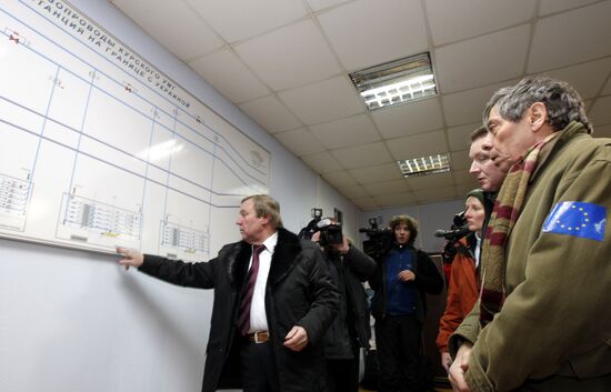 Международные эксперты-наблюдатели на ГИС "Суджа"