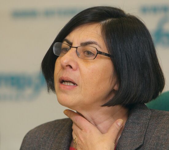 Пресс-конференция посла Государства Израиль в РФ Анны Азари