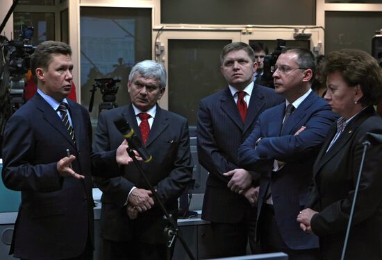 Главы правительств Словакии, Молдовы и Болгарии в "Газпроме"