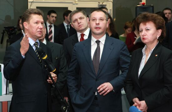 Главы правительств Словакии, Молдовы и Болгарии в "Газпроме"