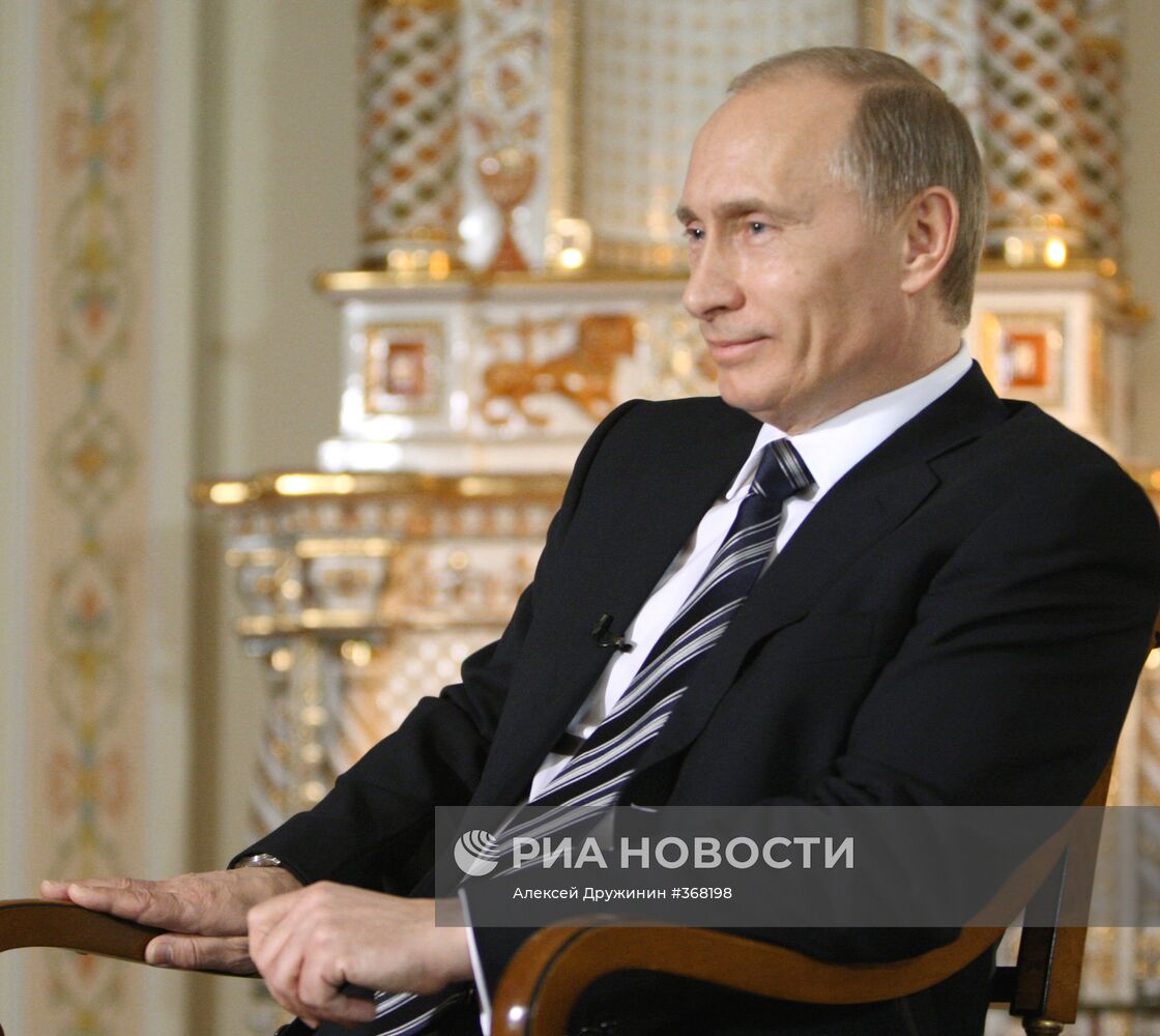 В. Путин дал интервью немецкому телеканалу ARD