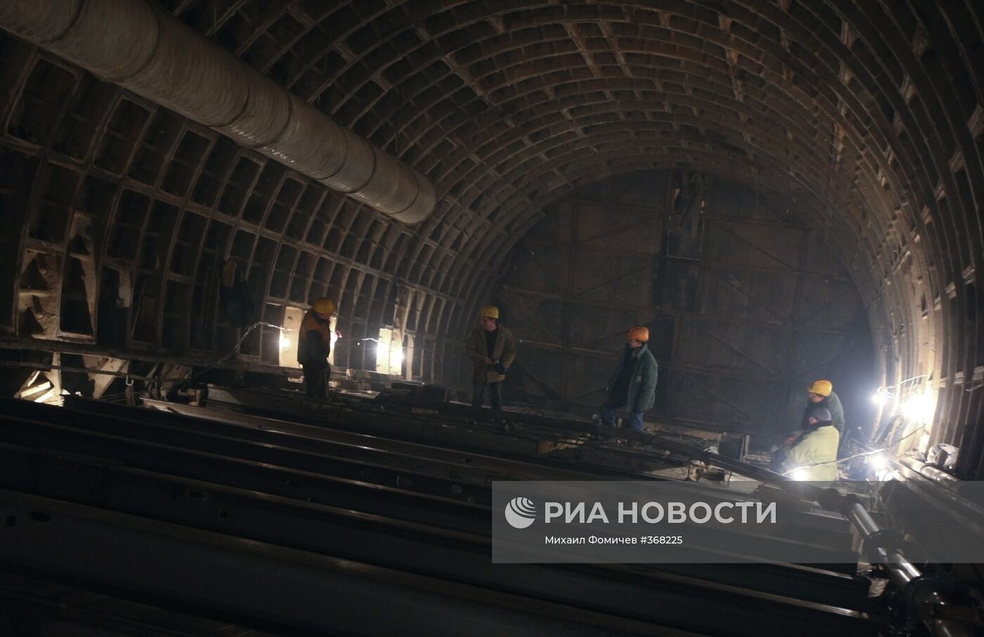 Строительство новой станции Московского метро "Достоевская"