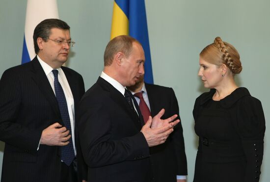 Встреча премьер-министров России и Украины