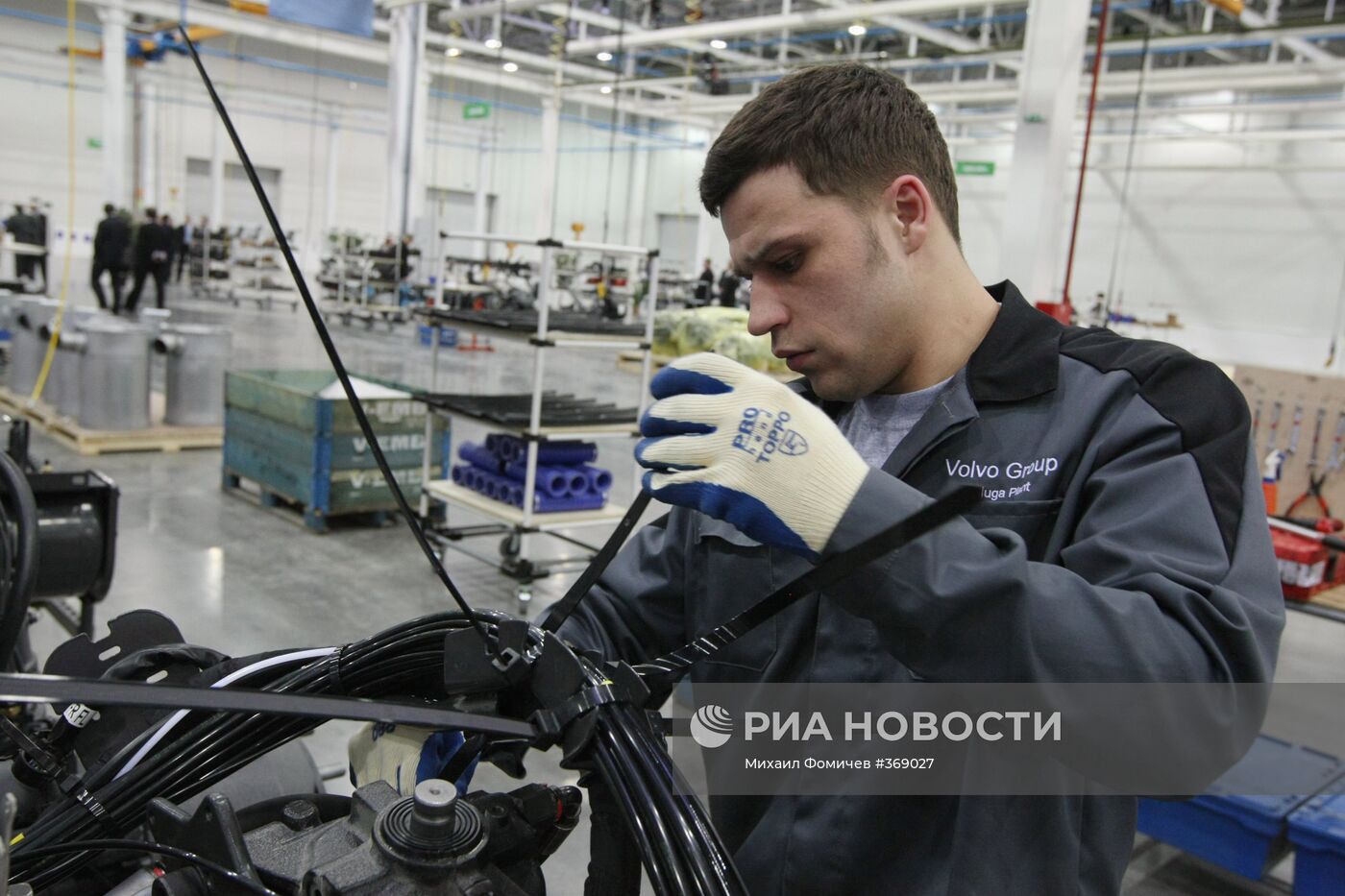 Открытие завода Volvo Group в Калуге