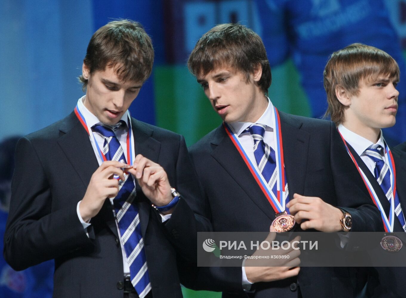 Церемония вручения бронзовых медалей ФК «Динамо» в Москве