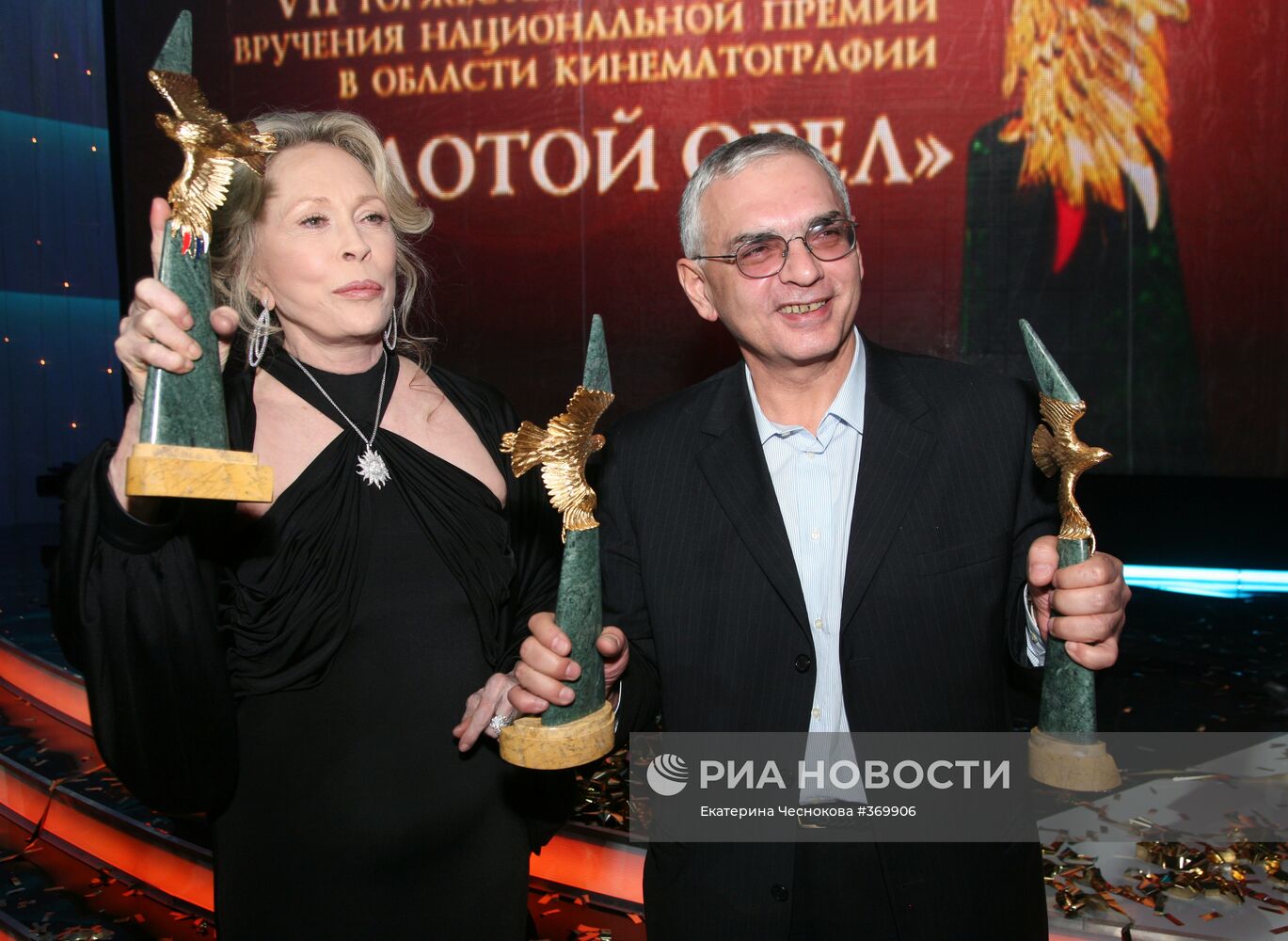 Церемония вручения премии «Золотой орел» прошла в Москве