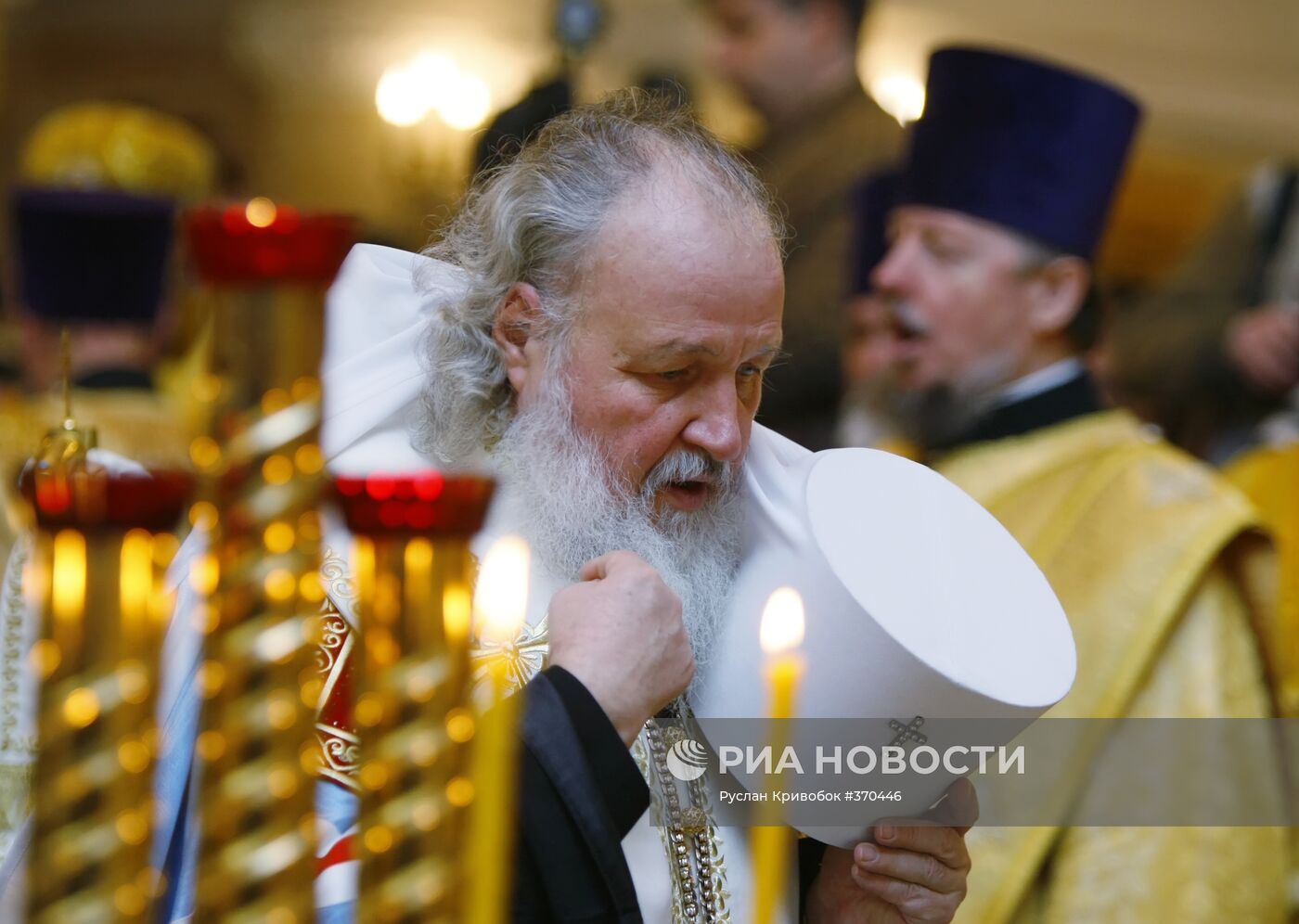 Божественная литургия в день начала работы Поместного Собора РПЦ
