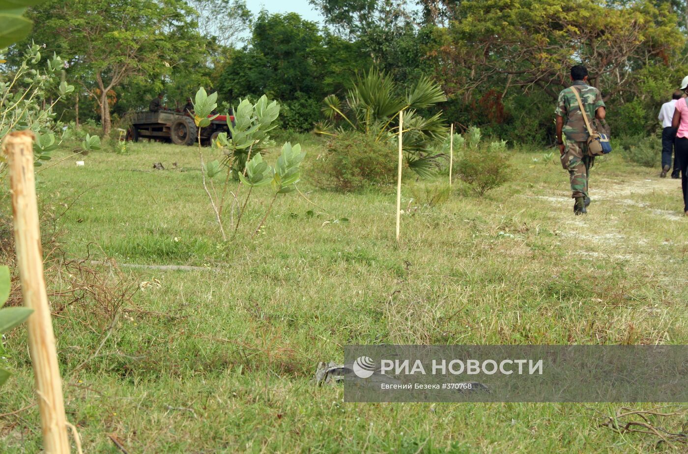 Гражданская война на Шри-Ланке: минная страна Ванни