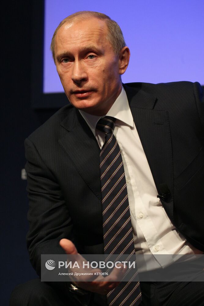В.Путин с участниками Международного Совета предпринимателей