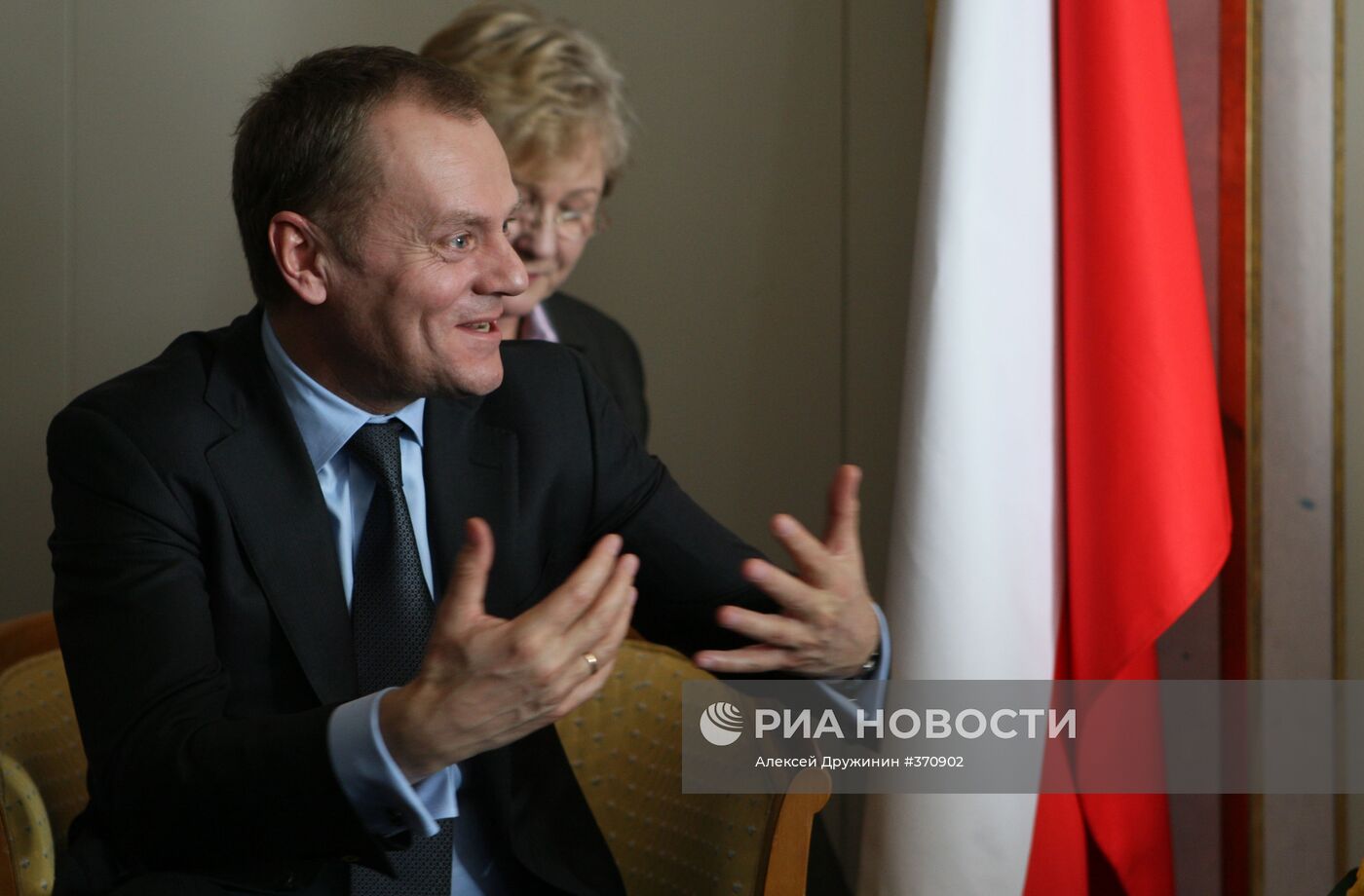 Встреча премьер-министров России и Польши В.Путина и Д.Туска