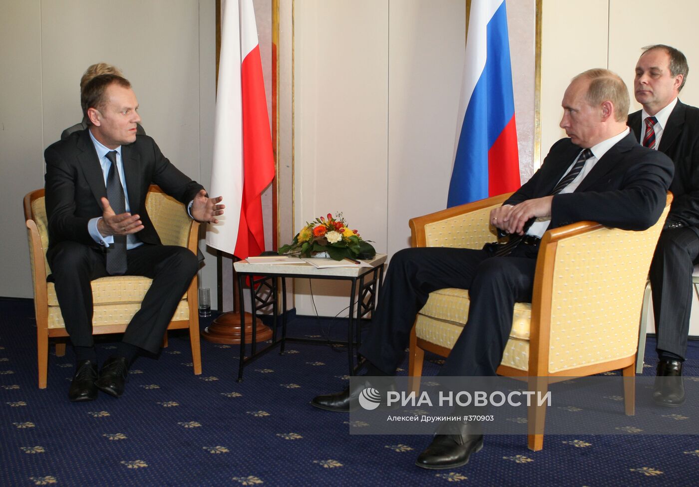 Встреча премьер-министров России и Польши В.Путина и Д.Туска
