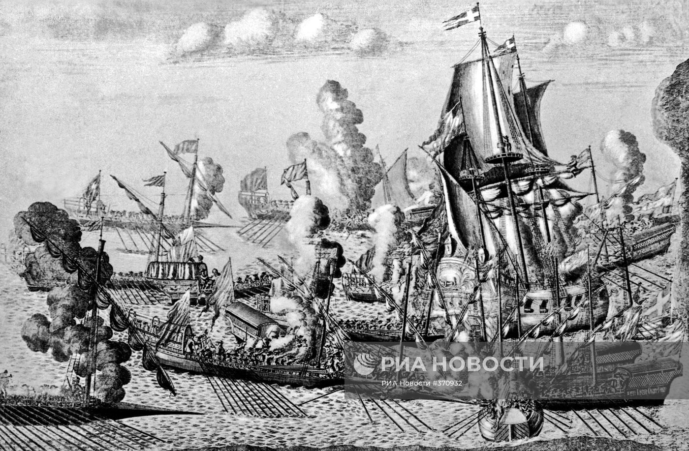 Морское сражение при Гангуте в 1714 году