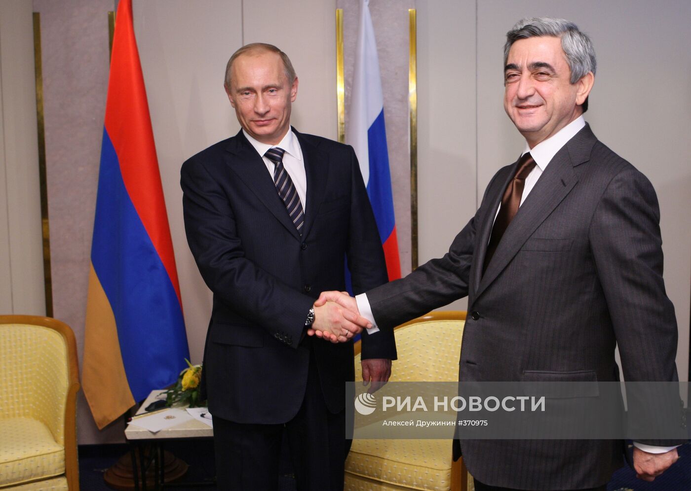 Встреча В. Путина с С. Саргсяном