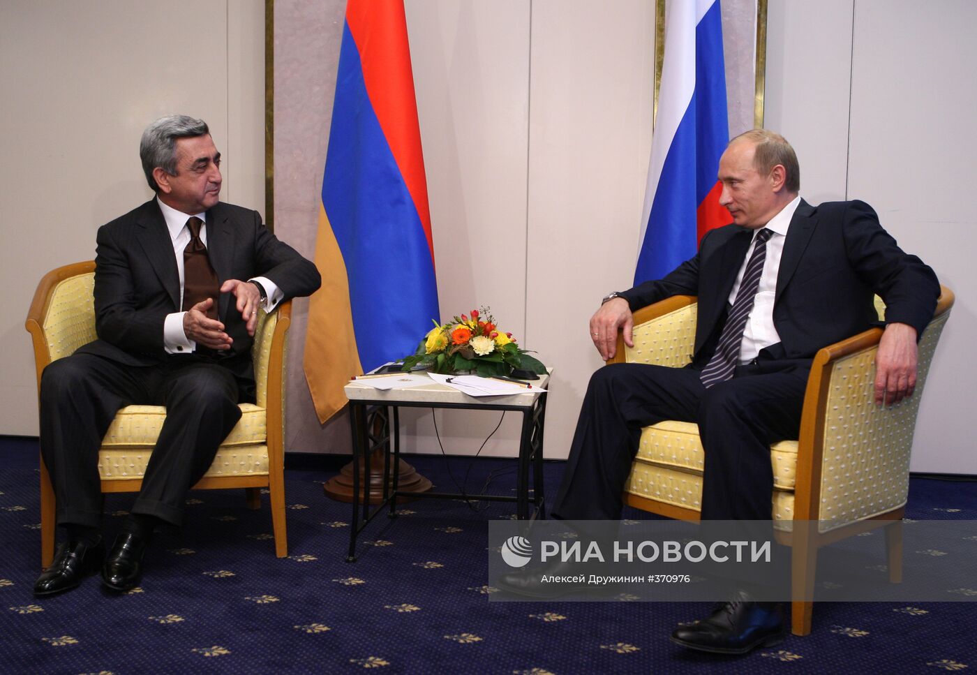 Встреча В. Путина с С. Саргсяном