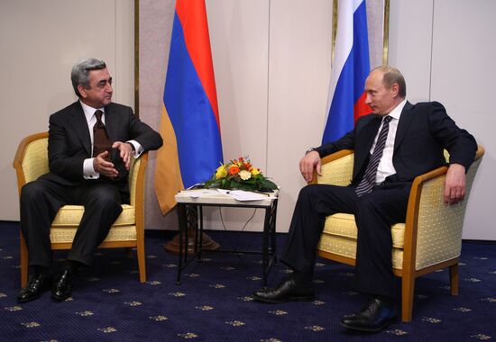 Встреча В. Путина с С. Саргсяном