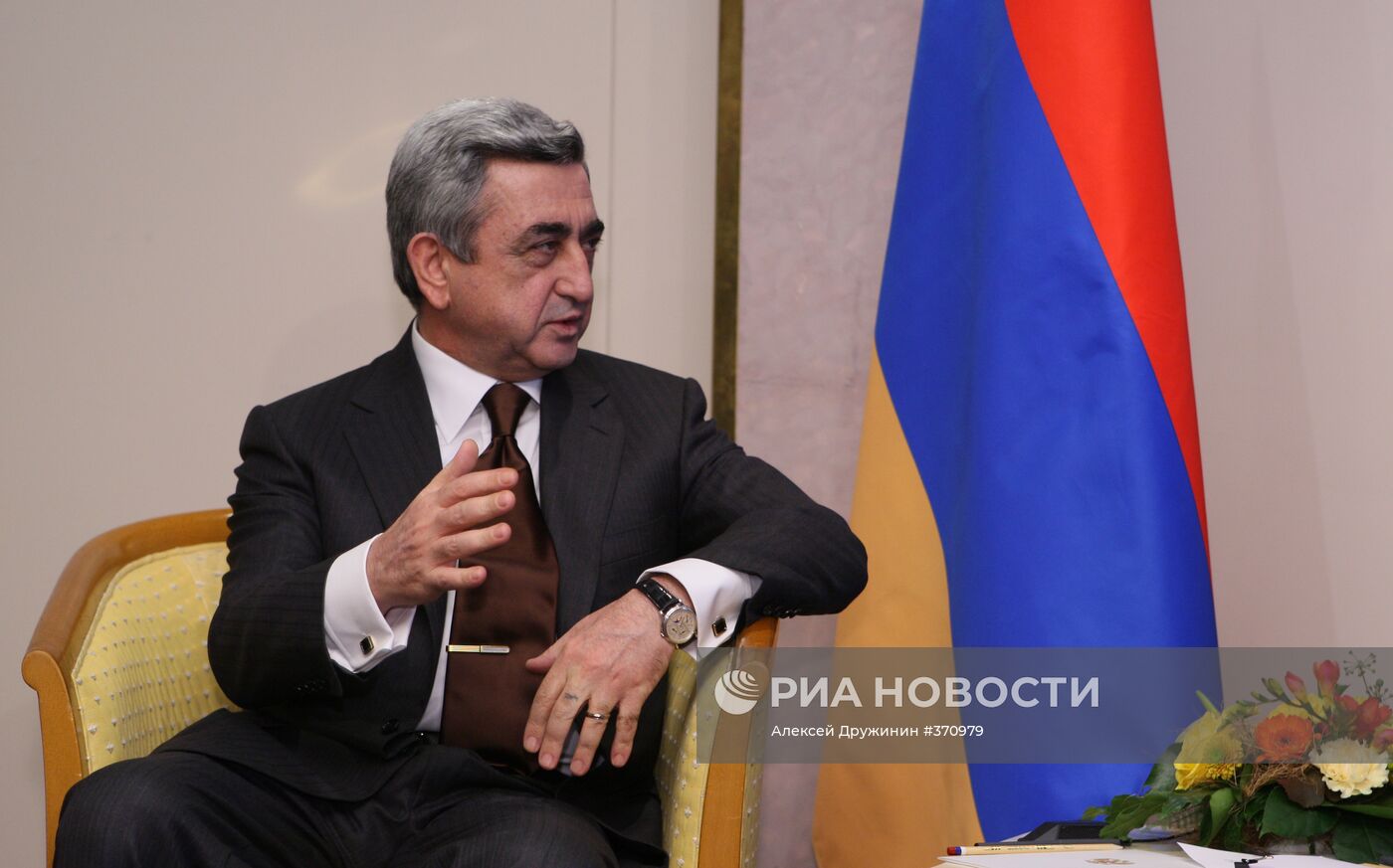 Встреча В. Путина с С. Саргсяном