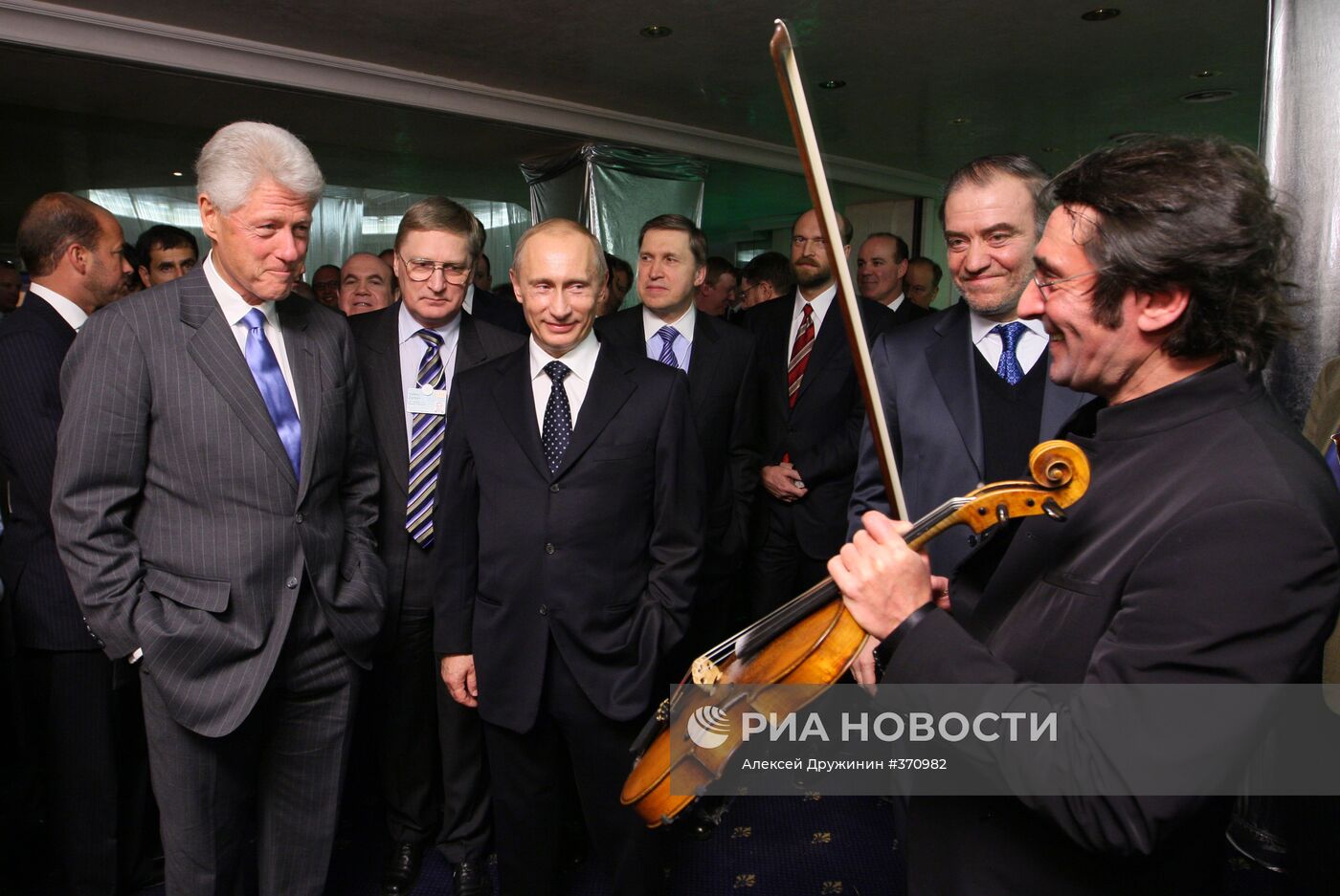 Владимир Путин и Билл Клинтон