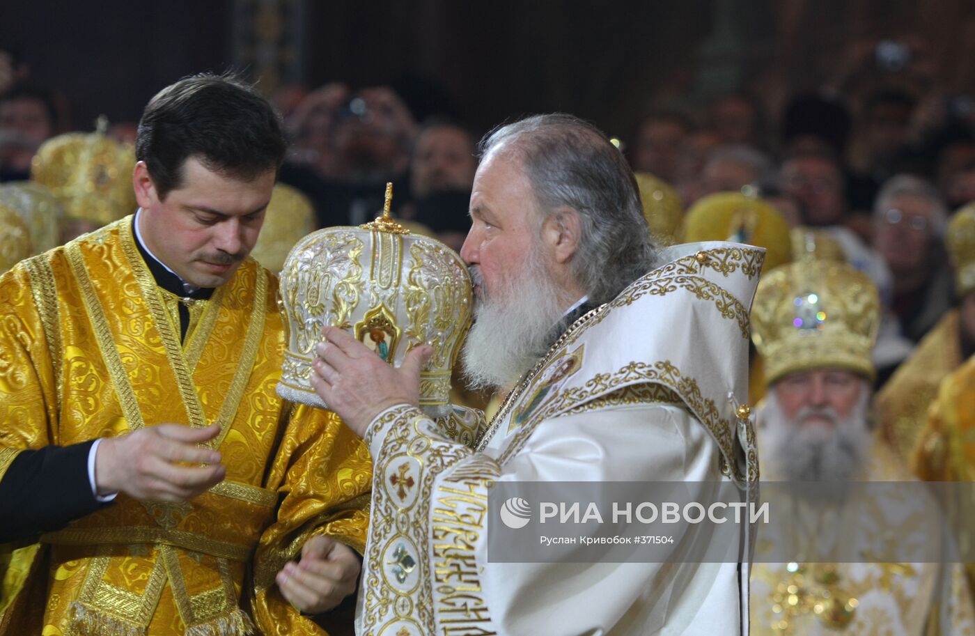 Церемония интронизации Патриарха Московского и всея Руси Кирилла