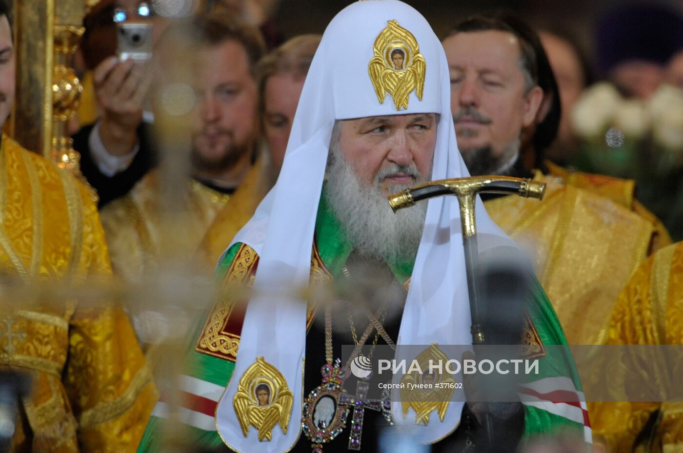 Церемония интронизации Патриарха Московского и всея Руси Кирилла