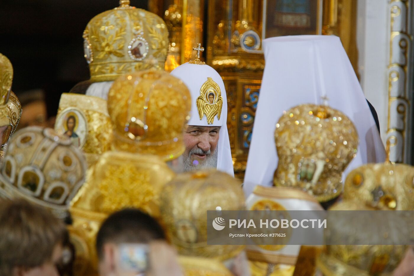 Церемония интронизации Патриарха Московского и всея Руси Кирилла