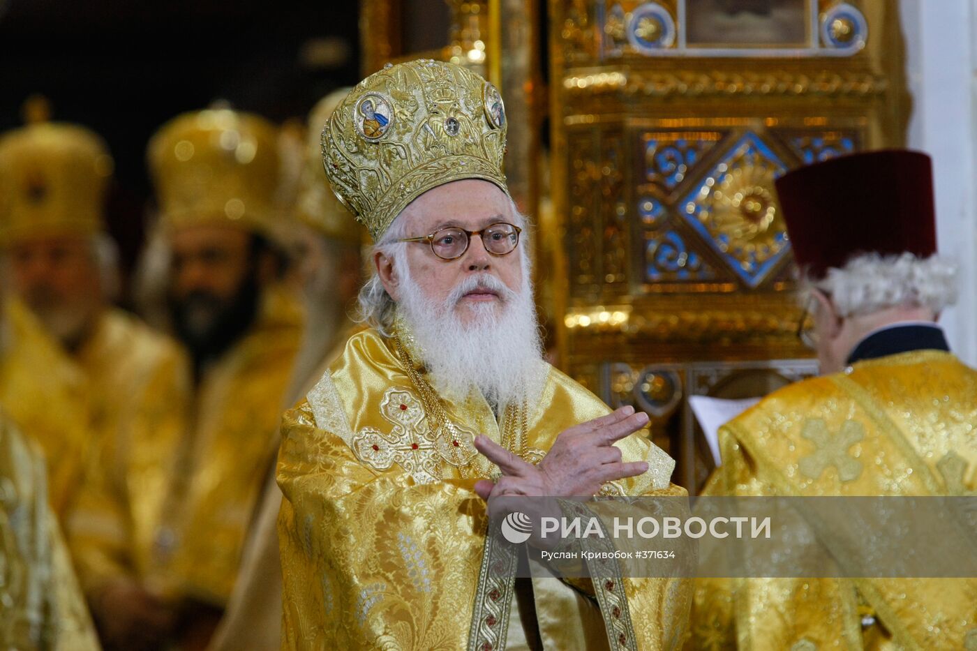 Церемония интронизации Патриарха Московского и всея Руси Кирилла