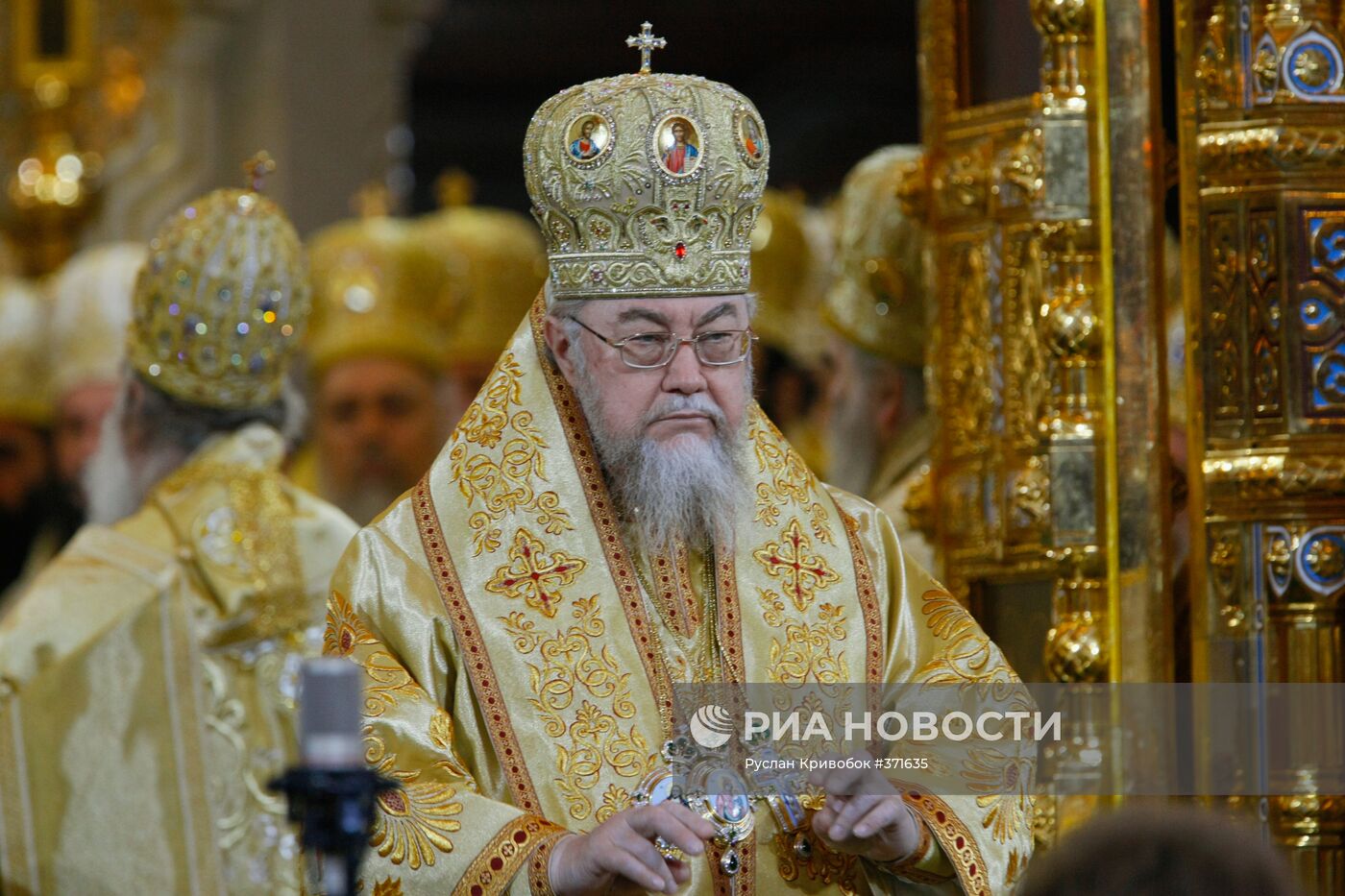 Церемония интронизации Патриарха Московского и всея Руси Кирилла