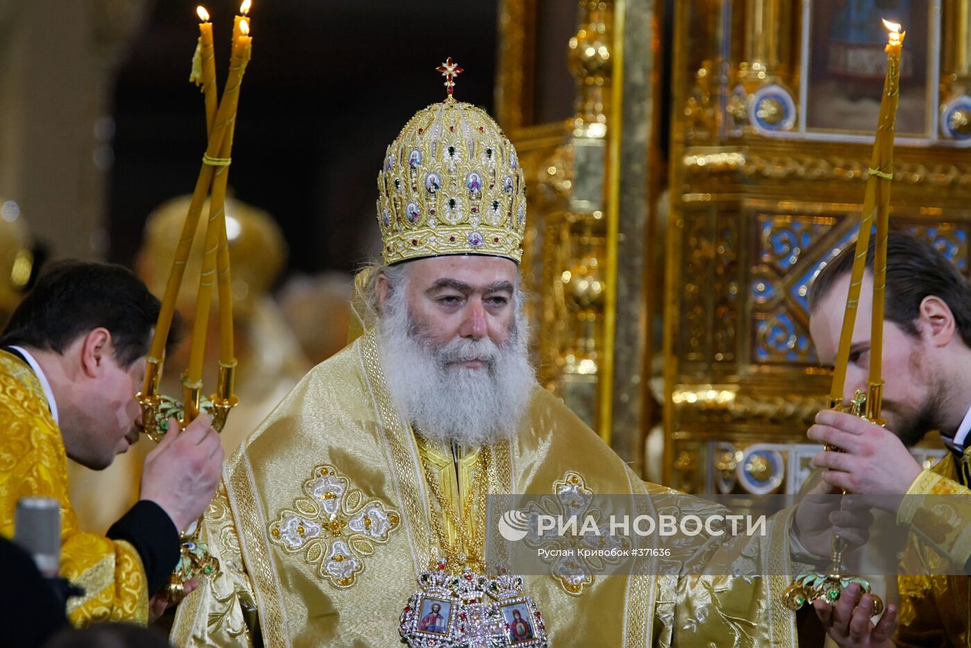 Церемония интронизации Патриарха Московского и всея Руси Кирилла