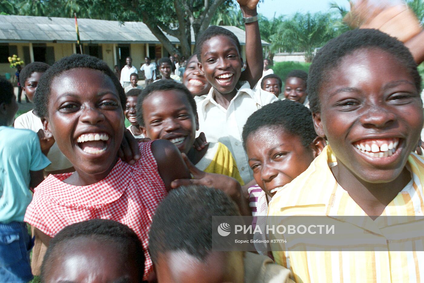 Школьники из Ганы