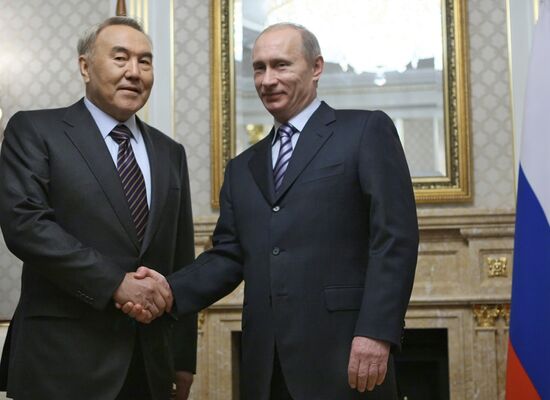 Встреча Владимира Путина с Нурсултаном Назарбаевым