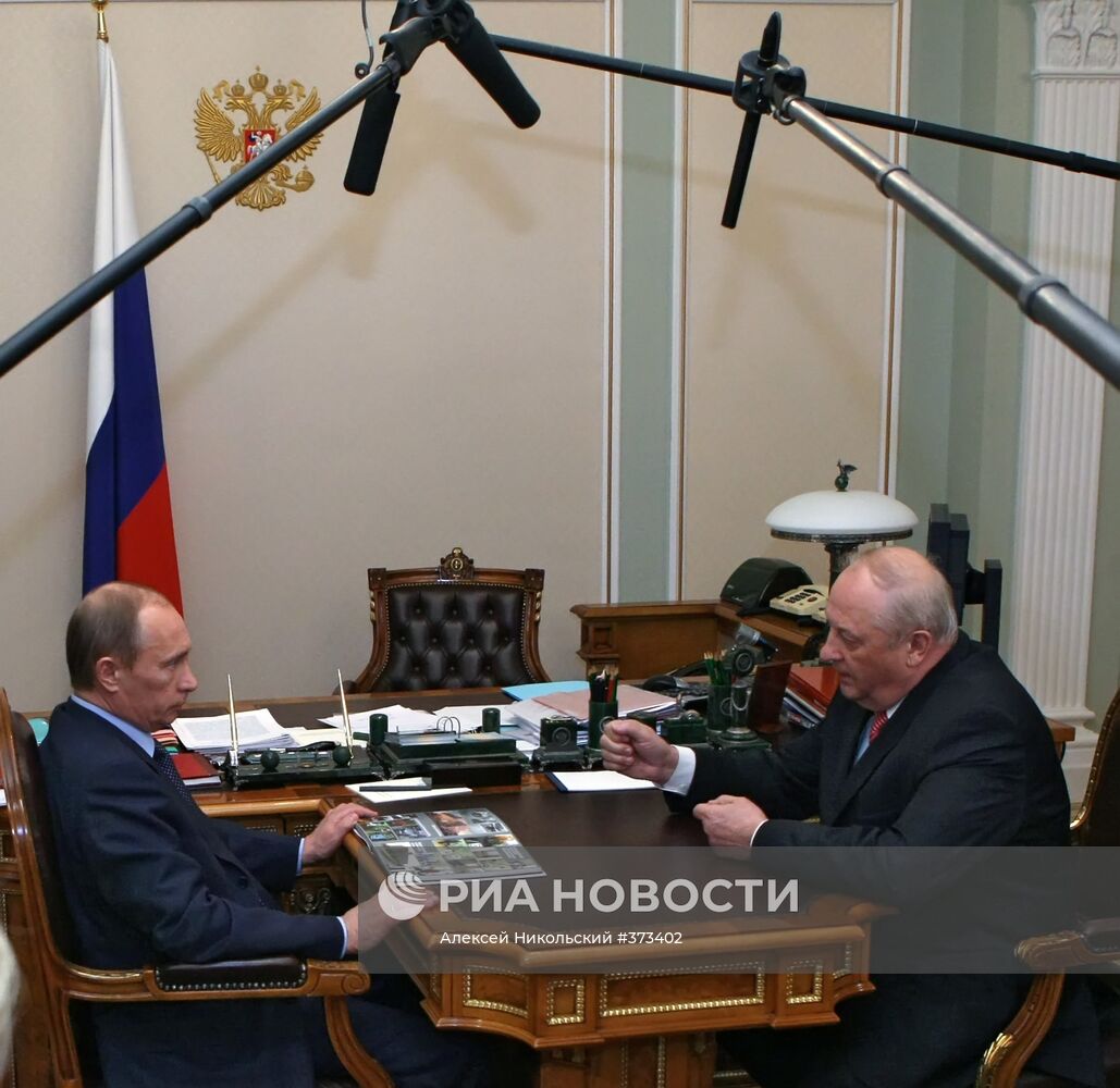 Встреча В. Путина с Э. Росселем