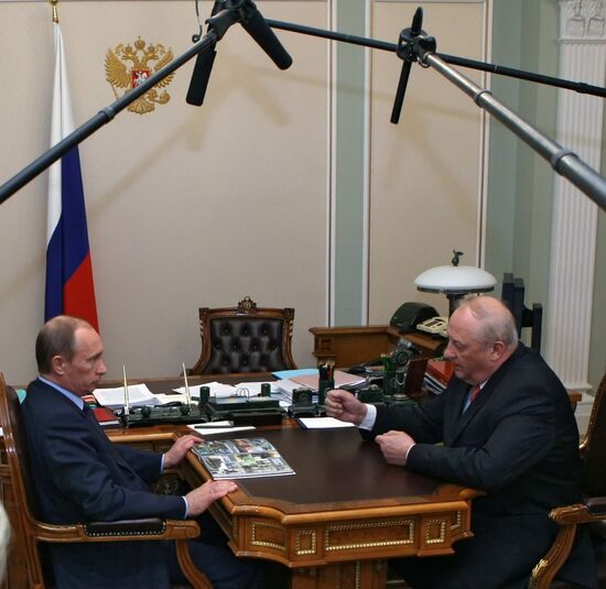 Встреча В. Путина с Э. Росселем