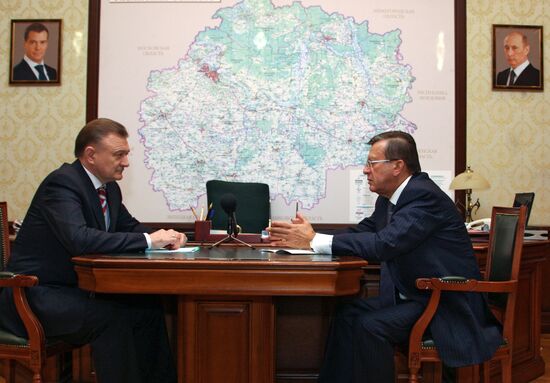Поездка первого вице-премьера РФ В. Зубкова в Рязанскую область