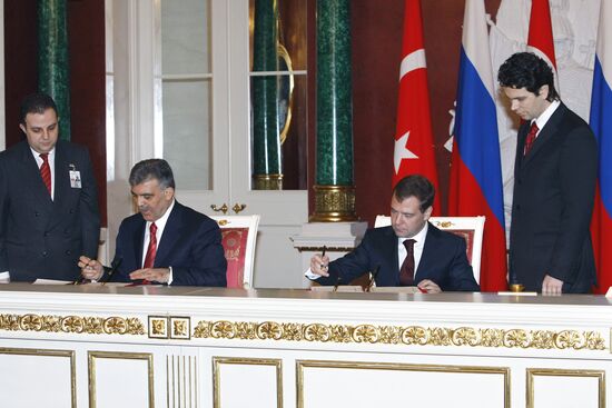 Государственный визит президента Турции А.Гюля в Россию