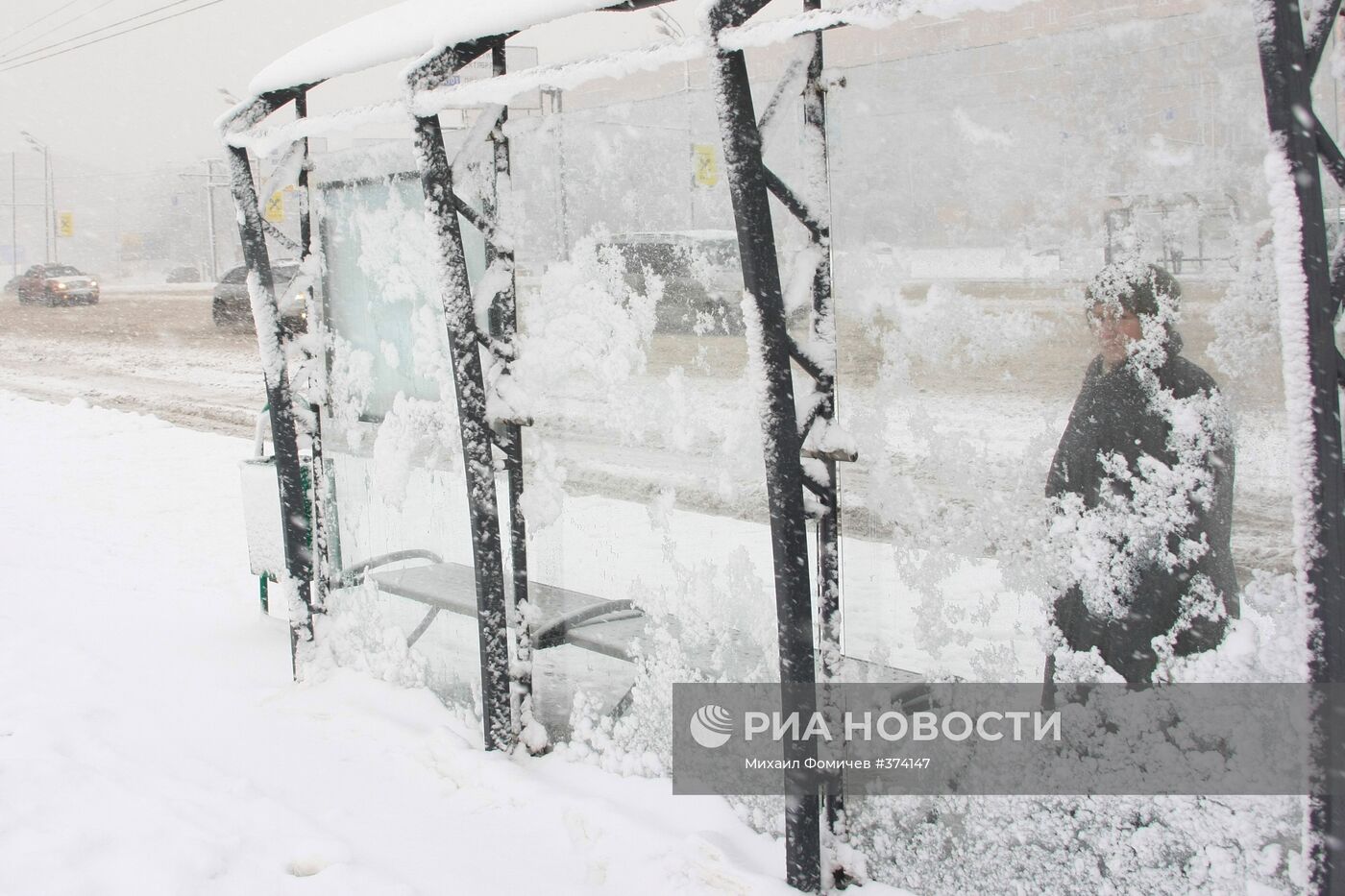 Снегопад в Москве