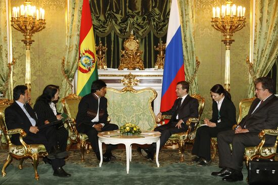 Официальный визит в Россию президента Боливии Эво Моралеса Аймы