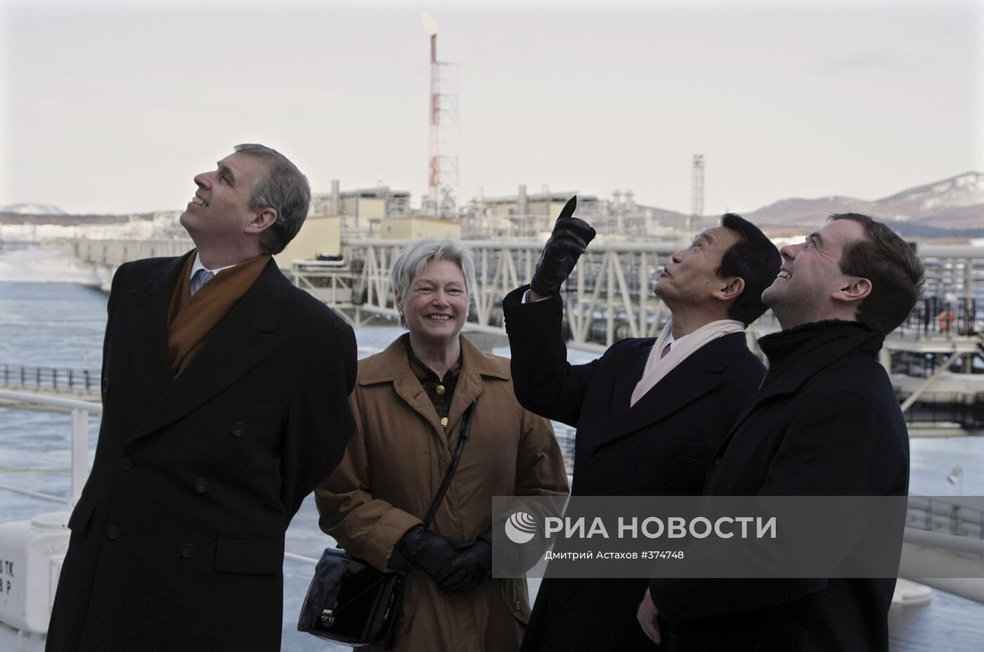 Осмотр танкера-газовоза "Гранд Анива" на Сахалине