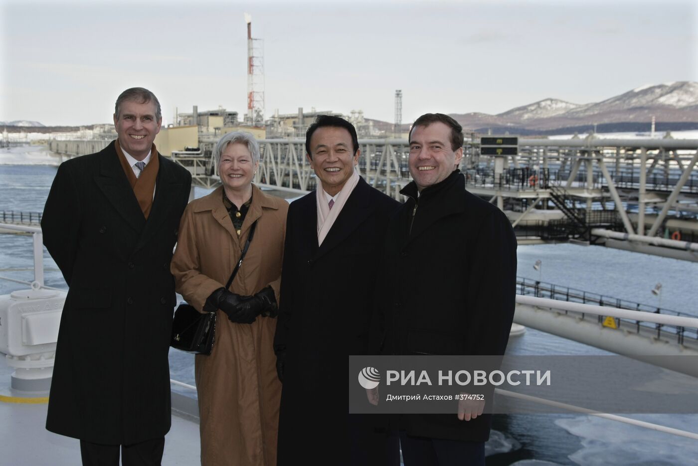 Осмотр танкера-газовоза "Гранд Анива" на Сахалине